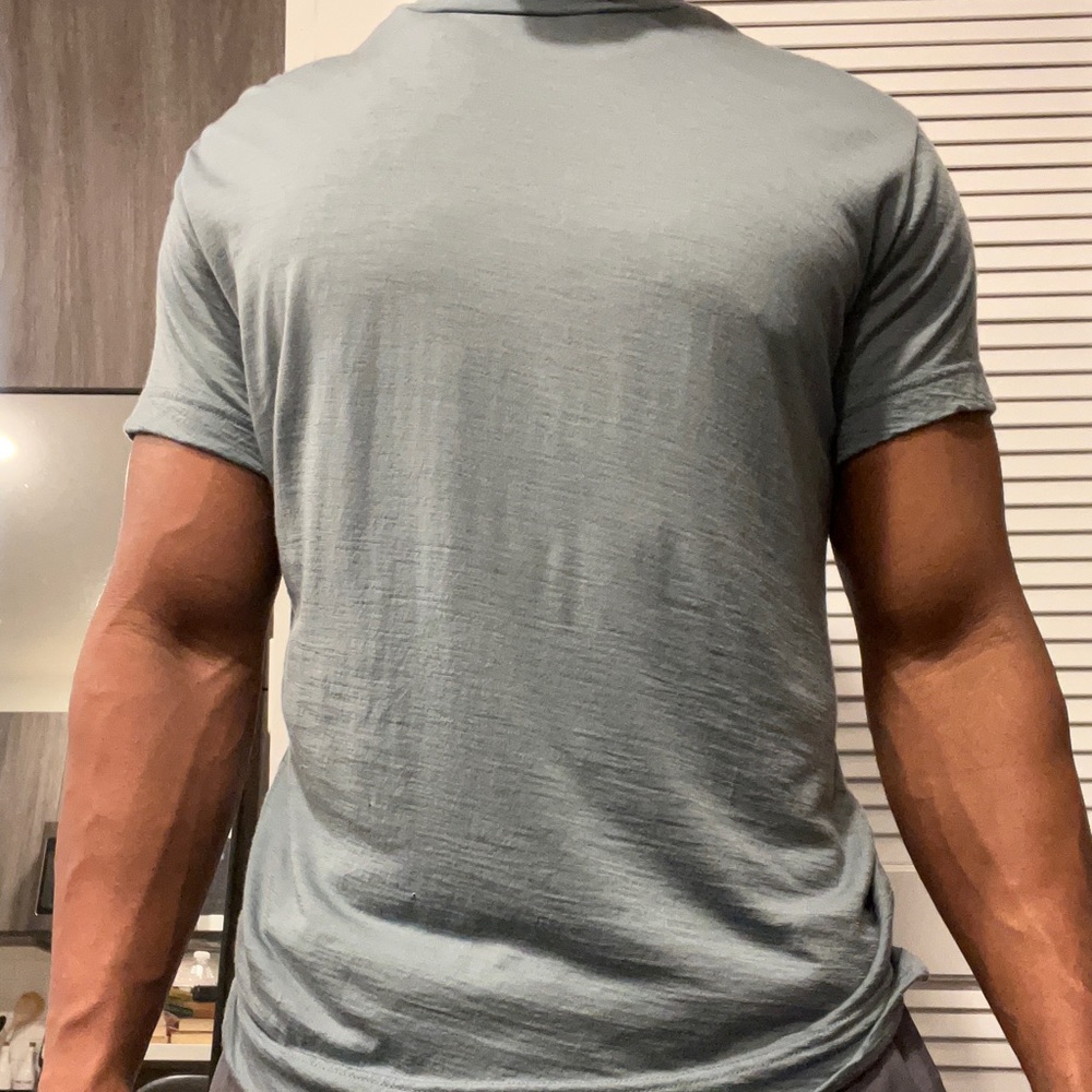 Wool Hi-Neck T-Shirt